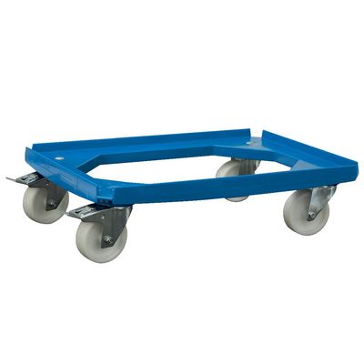 ALUTEC Rollenwagen z.Kunststoff Behälter blau