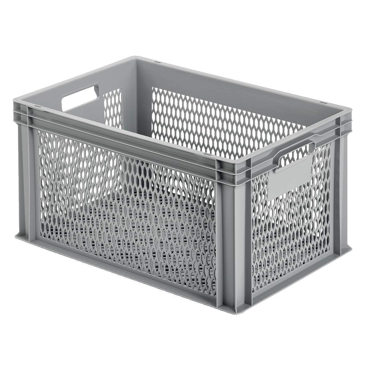 ALUTEC Industrie-Kund -Behälter 70l 600x400x320mm vergittert