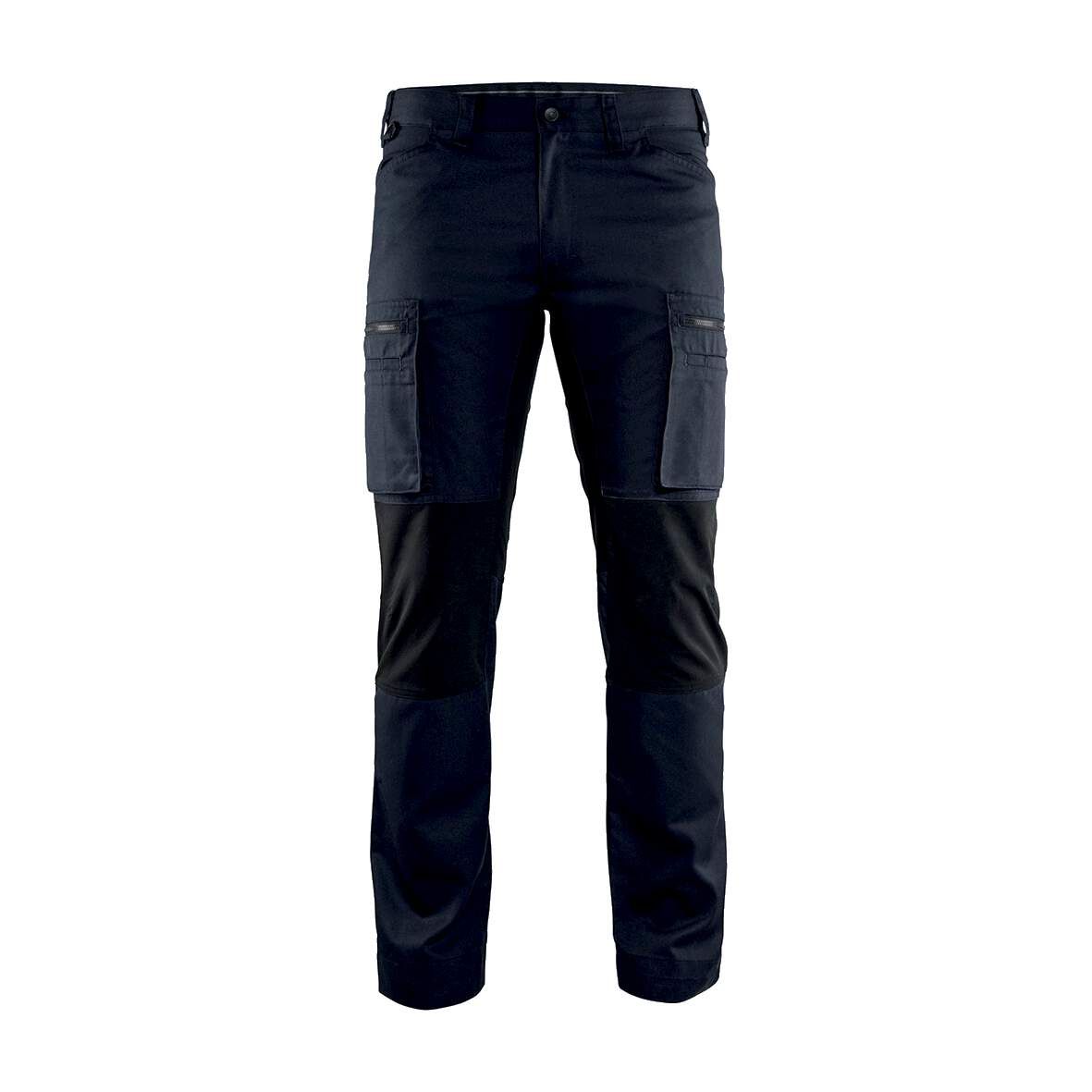 BLAKLÄDER Bundhose Service Stretch Gr.58 dunkelgrau/schwarz