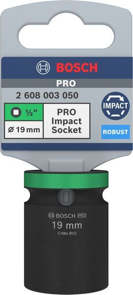 BOSCH &quot;PRO Impact Steckschlüsselsatz, 1/2&quot;&quot;, 19 mm, Standard&quot;