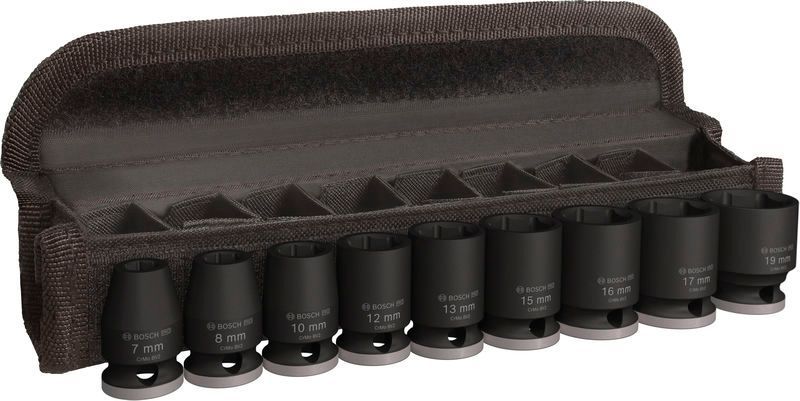BOSCH &quot;PRO Impact Steckschlüsselsatz Set, 3/8&quot;&quot;, Standard, 9‑tlg.&quot;
