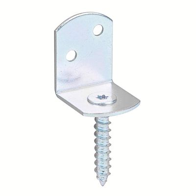ALBERTS Flechtzaunhalter L-Form verzinkt 83x32x38x2mm