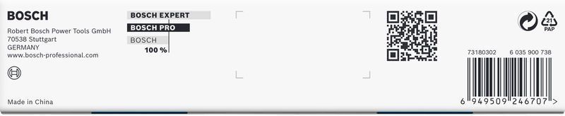 BOSCH "PRO Impact Steckschlüsselsatz Set, 1/4"", Standard, 9‑tlg."