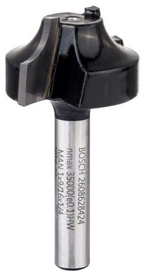 BOSCH &quot;Kantenform-Ovolo-Fräser, 1/4&quot;&quot;, R1 6,3 mm, D 25,4 mm, L 14 mm, G 46 mm&quot;