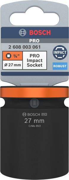 BOSCH &quot;PRO Impact Steckschlüsselsatz, 3/4&quot;&quot;, 27 mm, Standard&quot;