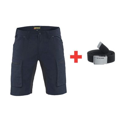BLAKLÄDER Short Service Stretch Gr.48 dunkelblau/schwarz