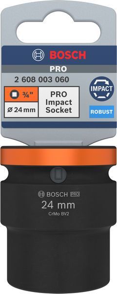 BOSCH &quot;PRO Impact Steckschlüsselsatz, 3/4&quot;&quot;, 24 mm, Standard&quot;