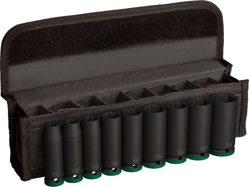 BOSCH &quot;PRO Impact Steckschlüsselsatz Set, 1/2&quot;&quot;, tief, 9‑tlg.&quot;