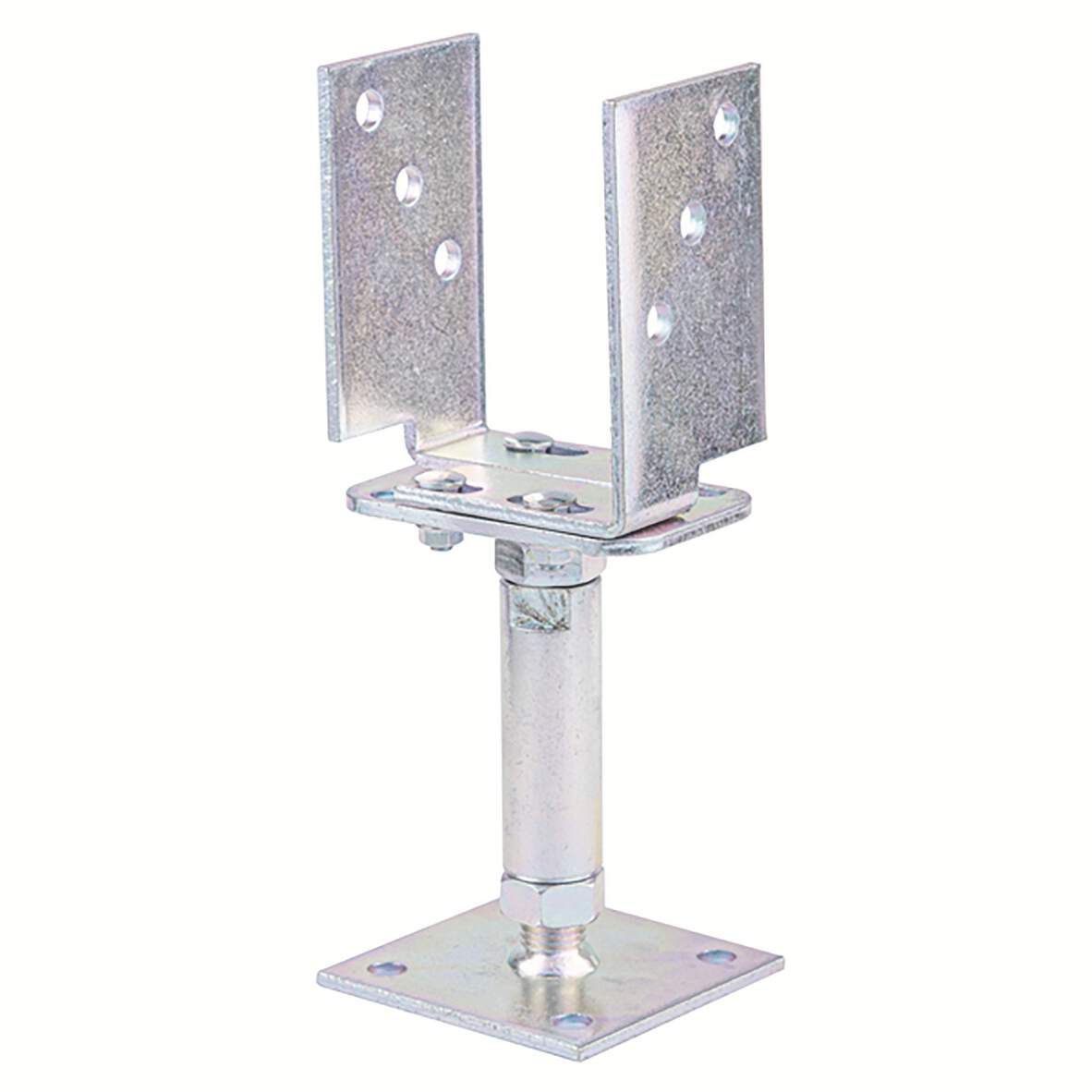 ALBERTS Pfostenträger-U verstellbar verzinkt 71-161x110x5mm