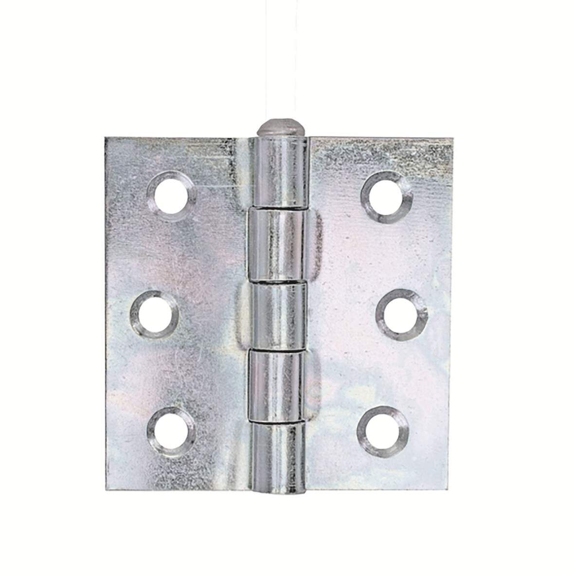 ALBERTS Scharnier quadr.gerollt verzinkt 63x63x2mm,mit losem Stift