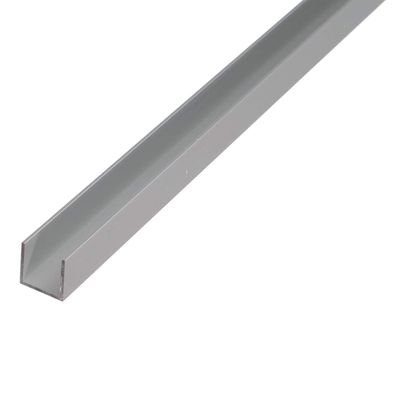 ALBERTS U-Profil Alu silber elox. 2m/8x10x8x1,3mm