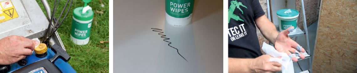 TEC7 POWERWIPES Reinigungstücher, 1 Dose 70 Tücher