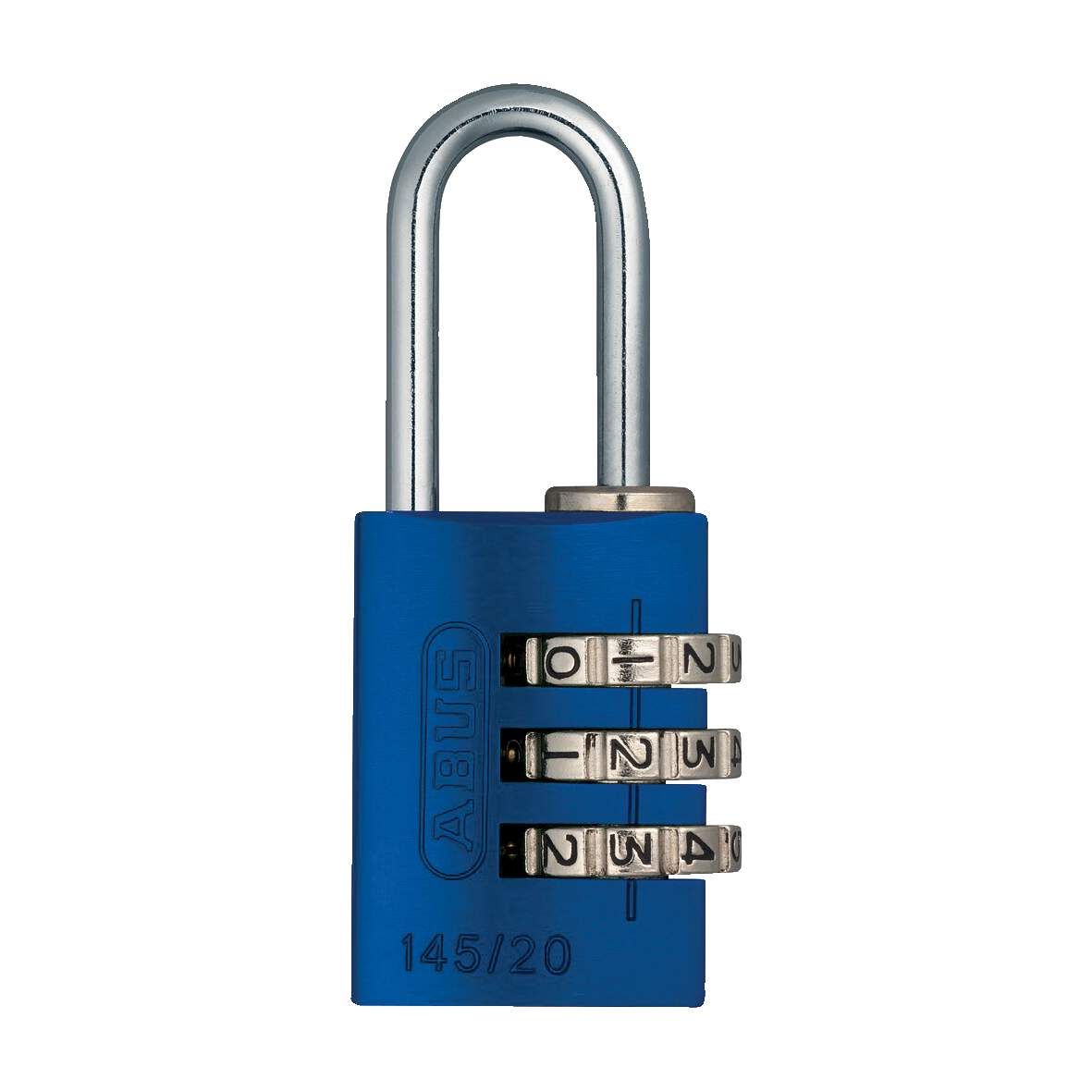 ABUS Zahlen-Vorhangschloss 145/20 rainbow,3-stelliger Zahlencode