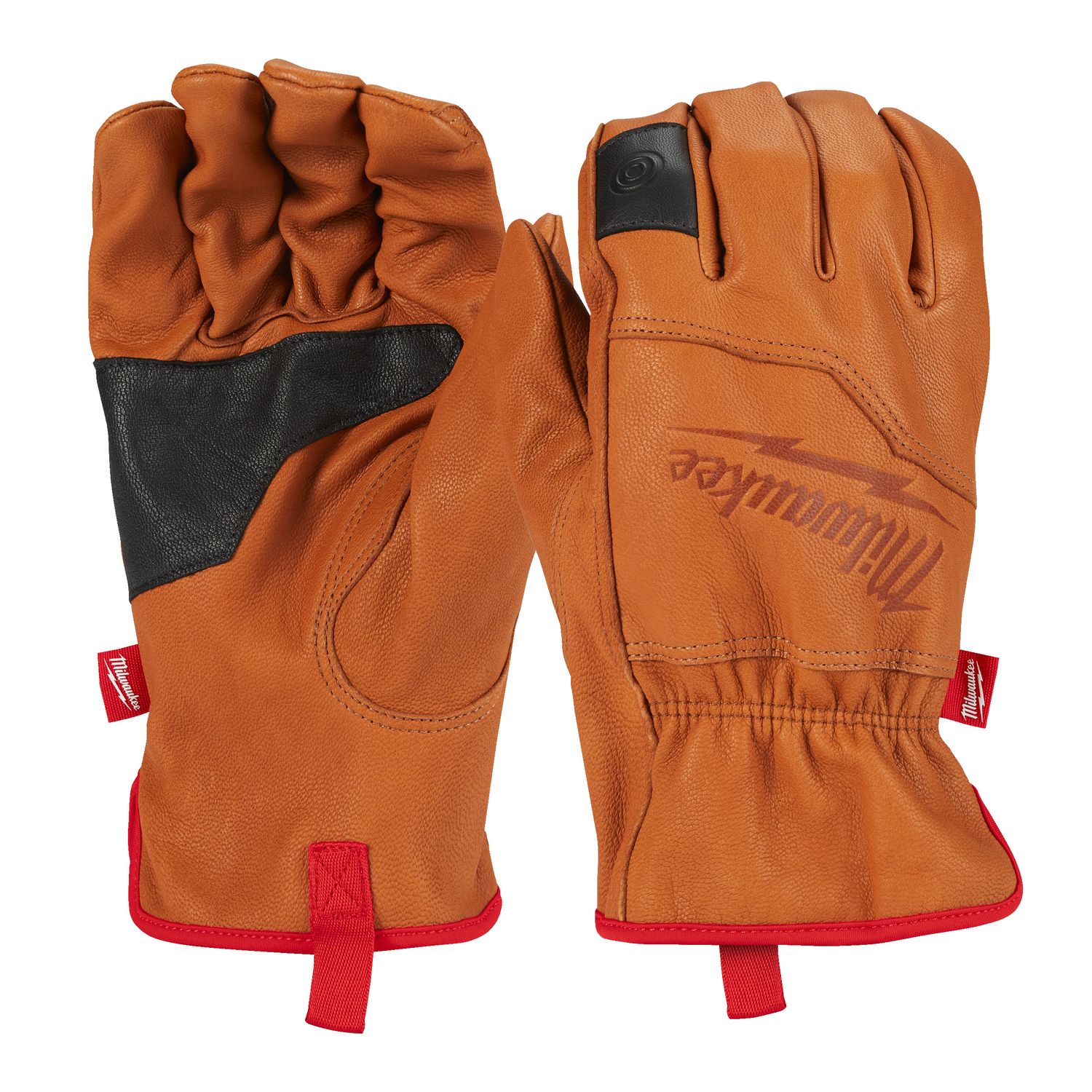 MILWAUKEE Arbeitshandschuhe Leder Größe 9 (L)