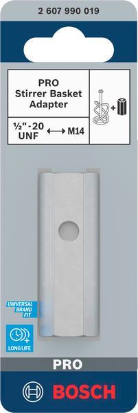 BOSCH &quot;PRO Rührkorb Adapter, M14- auf 1/2&quot;&quot;-20-UNF-Innengewinde&quot;