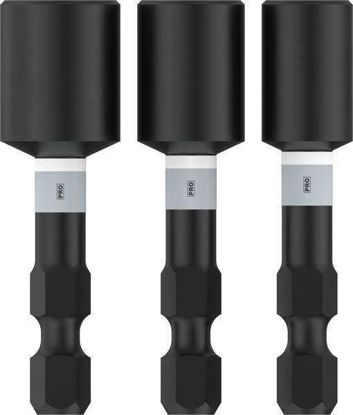 BOSCH &quot;PRO Nutsetter Impact Set , 1/4&quot;&quot; x 50 mm, 5/16&quot;&quot; x 50 mm, 3/8&quot;&quot; x 50 mm, 3-tlg.&quot;