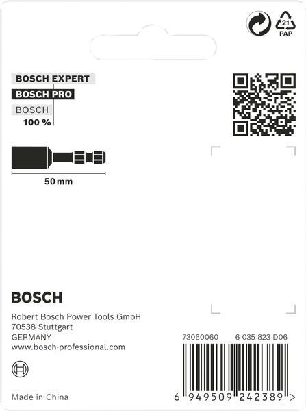 BOSCH &quot;PRO Nutsetter Impact Set , 1/4&quot;&quot; x 50 mm, 5/16&quot;&quot; x 50 mm, 3/8&quot;&quot; x 50 mm, 3-tlg.&quot;