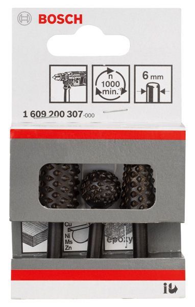 BOSCH 3-tlg. Freihandfräser-Set, 16 mm