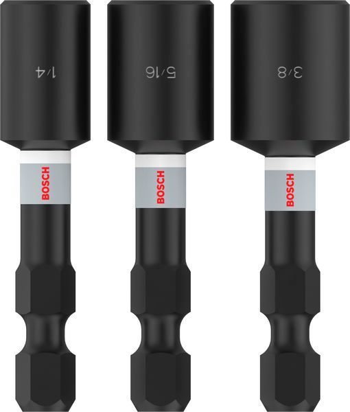 BOSCH &quot;PRO Nutsetter Impact Set , 1/4&quot;&quot; x 50 mm, 5/16&quot;&quot; x 50 mm, 3/8&quot;&quot; x 50 mm, 3-tlg.&quot;