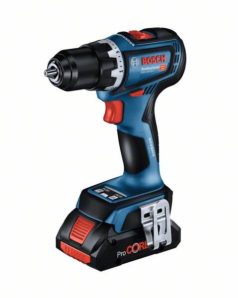 BOSCH 18V Akku Bohrschrauber GSR 18V-90 C mit 2x 5,0Ah Akkus