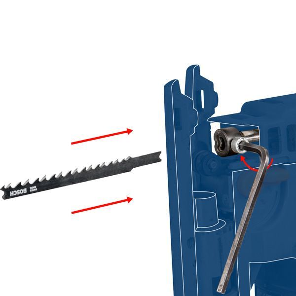 BOSCH 5-tlg. Stichsägeblatt-Set Wood and Metal, U-Schaft U 111 C, U 111 D, U 118 A
