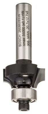 BOSCH Abrundfräser, 8 mm, R1 4 mm, L 10,5 mm, G 53 mm
