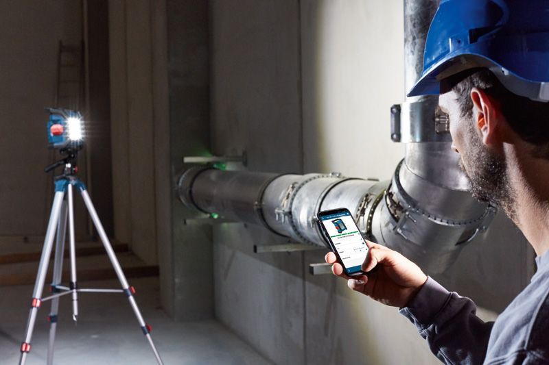 BOSCH Akku-Bauleuchte GLI 18V-1200 C