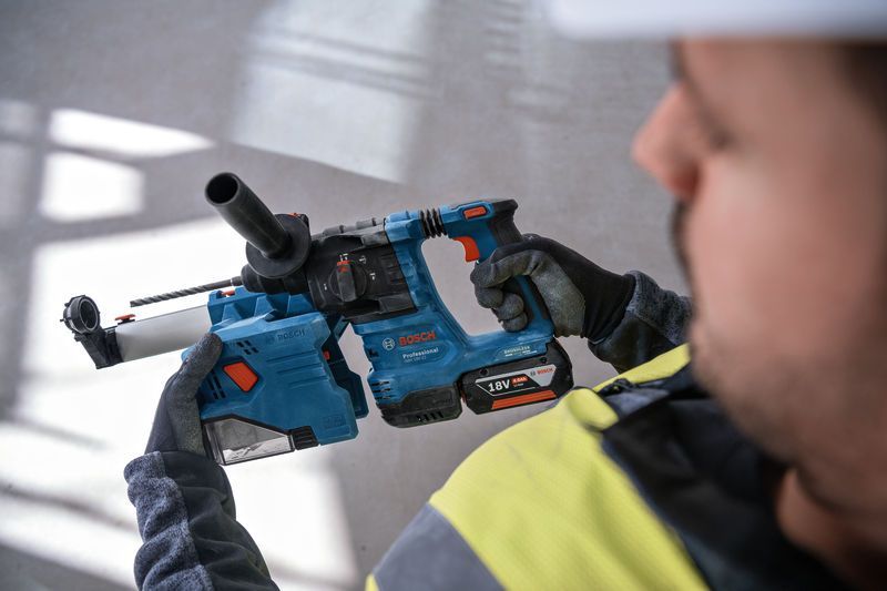 BOSCH Akku-Bohrhammer mit SDS plus GBH 18V-22