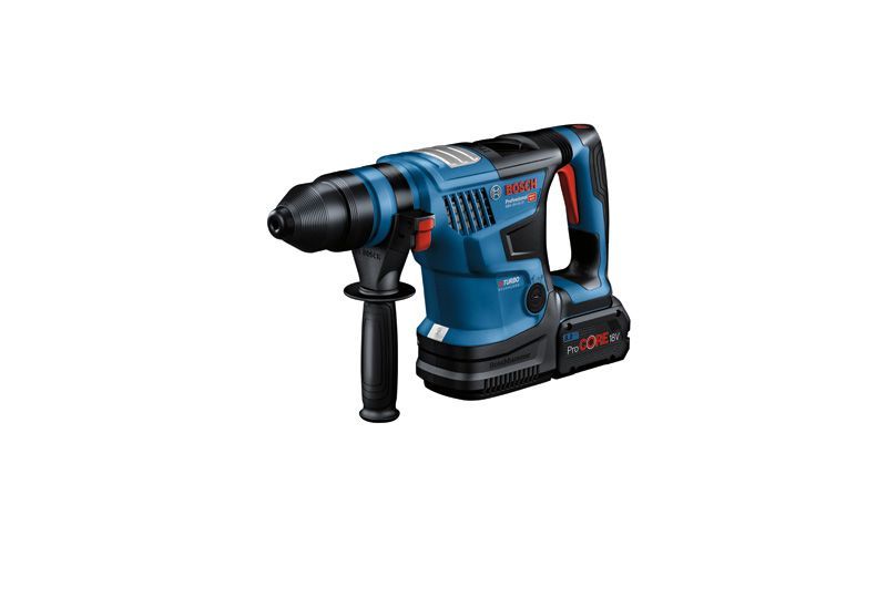 BOSCH Akku-Bohrhammer BITURBO mit SDS plus GBH 18V-34 CF