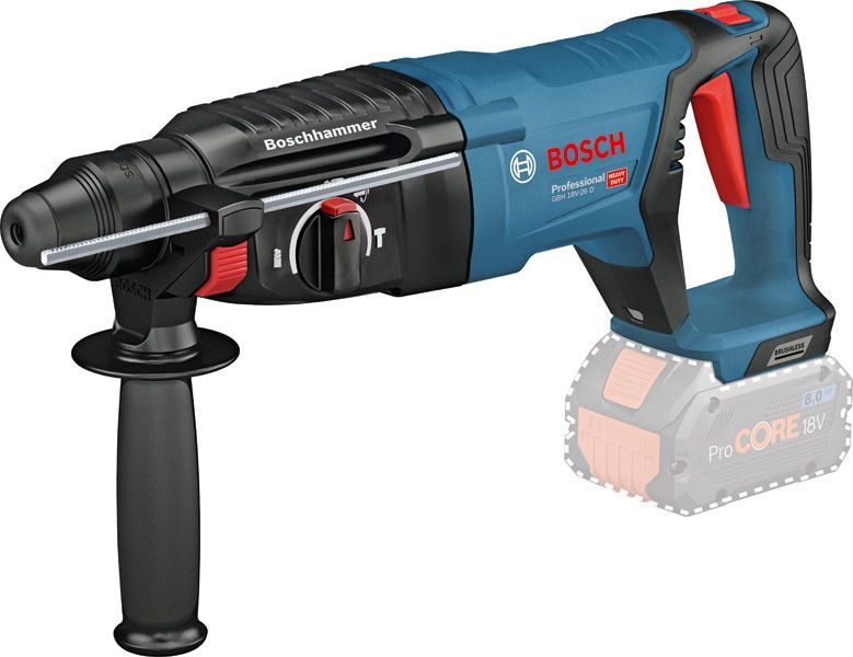 BOSCH Akku-Bohrhammer mit SDS plus GBH 18V-26 D