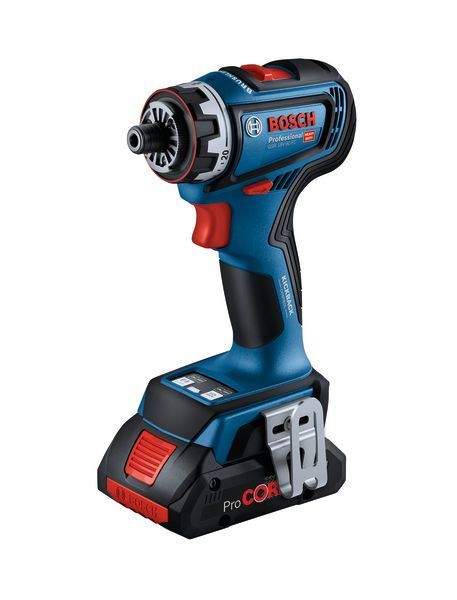 BOSCH Akku-Bohrschrauber GSR 18V-90 FC, 2 x Akku ProCORE18V 4.0Ah, Ladg. U. L-BOXX 136