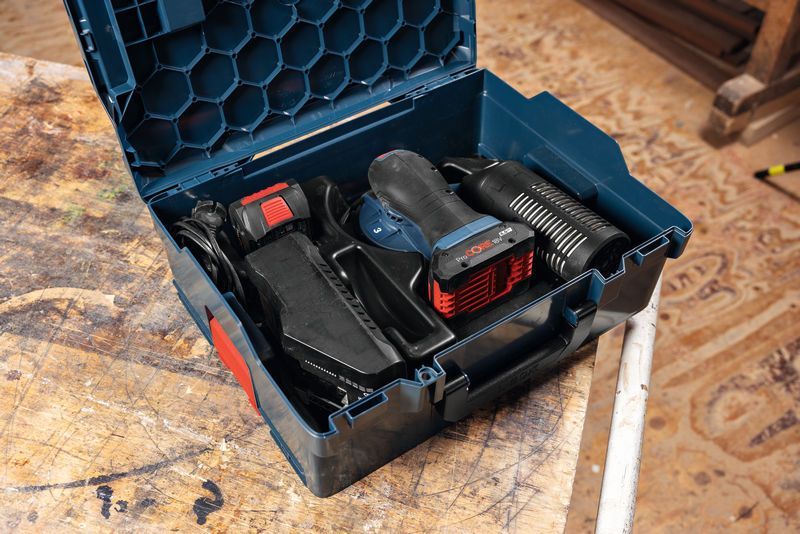 BOSCH Akku-Exzenterschleifer GEX 18V-150-3, L-BOXX 162