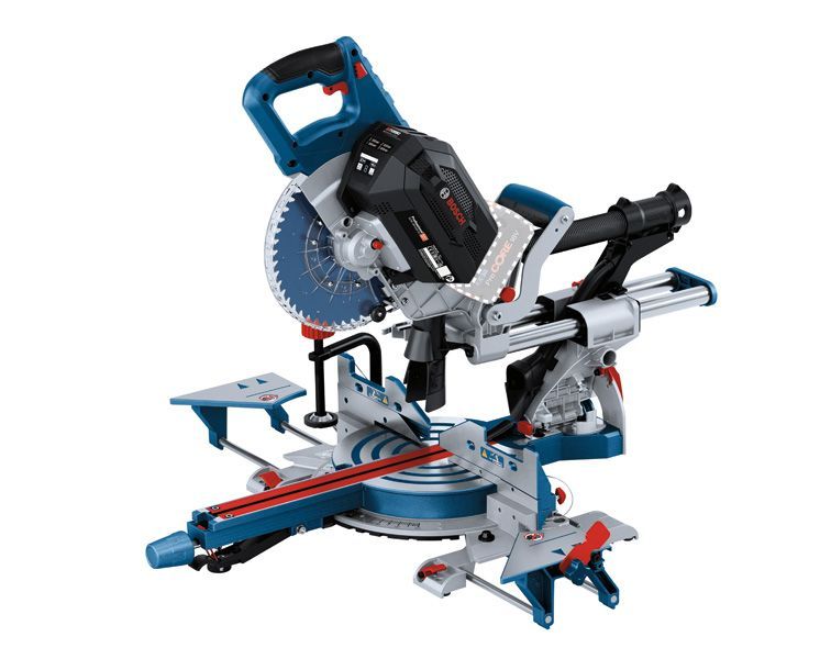 BOSCH Akku-Kapp- u. Gehrungssäge BITURBO GCM 18V-216 DC, 1x Kreissägebl/Bluetooth-Mod.