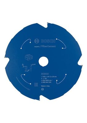 BOSCH Akku-Kreissägeblatt Expert for Fibre Cement, 165 x 1,8/1,2 x 20, 4 Zähne