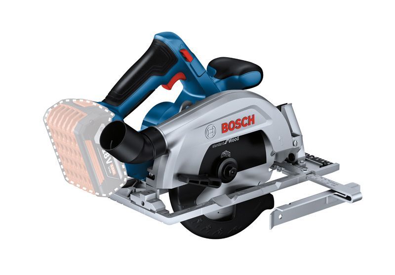 BOSCH Akku-Kreissäge GKS 18V-57-2, 2 x Akku ProCORE18V 5.5 Ah, Ladegerät, L-BOXX