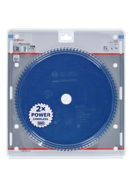 BOSCH Akku-Kreissägeblatt Expert for Aluminium, 305 x 2,4/1,8 x 30, 96 Zähne