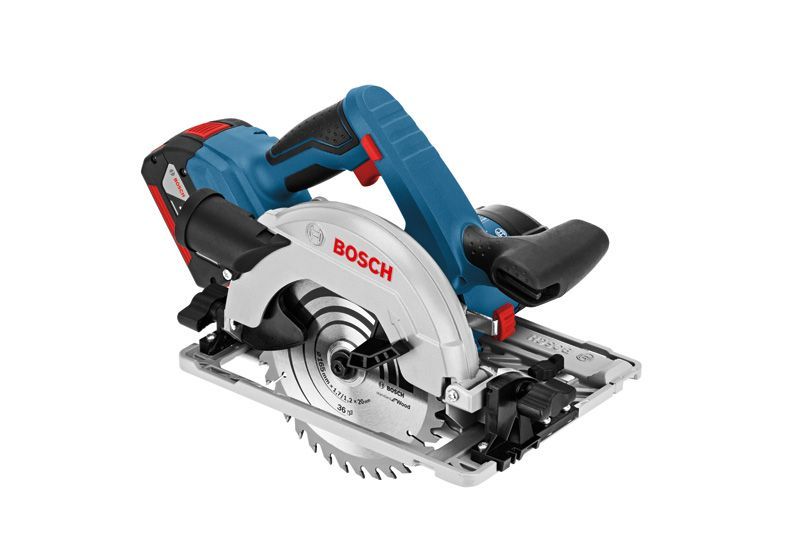 BOSCH Akku-Kreissäge GKS 18V-57 G, mit 2 x 4.0 Ah Li-Ion Akku, L-BOXX