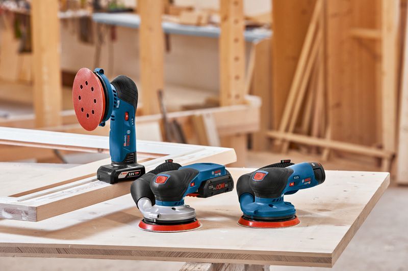BOSCH Akku-Exzenterschleifer GEX 12V-125 in L-BOXX