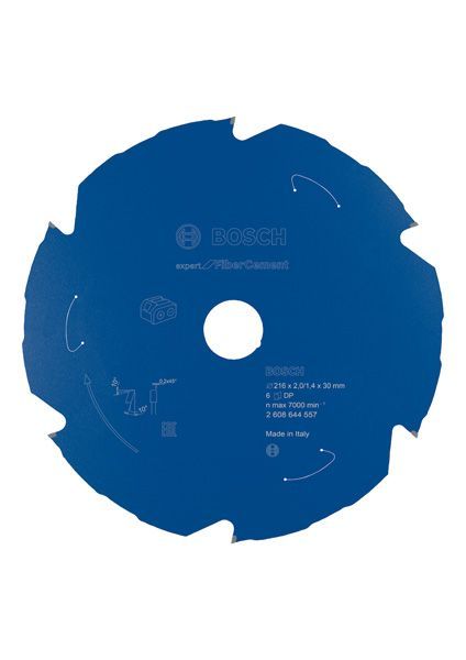 BOSCH Akku-Kreissägeblatt Expert for Fibre Cement, 216 x 2/1,4 x 30, 6 Zähne