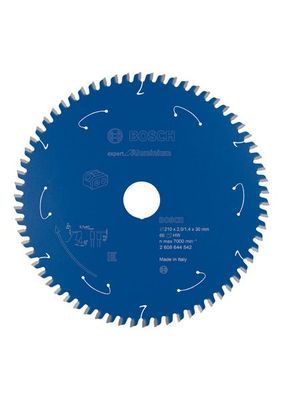 BOSCH Akku-Kreissägeblatt Expert for Aluminium, 210 x 2/1,4 x 30, 66 Zähne
