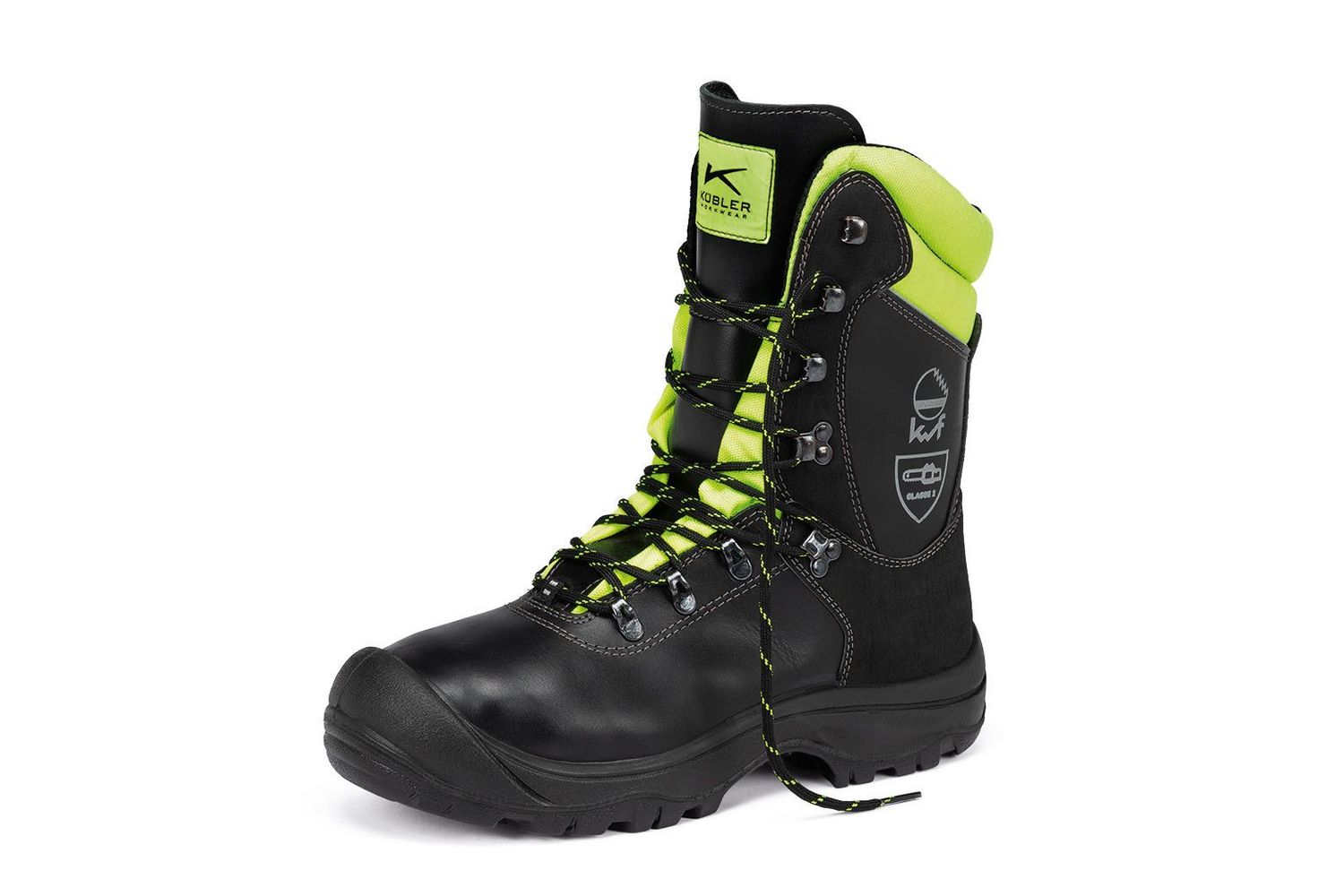 KÜBLER FOREST SCHNITTSCHUTZSTIEFEL S3 schwarz/warngelb 44
