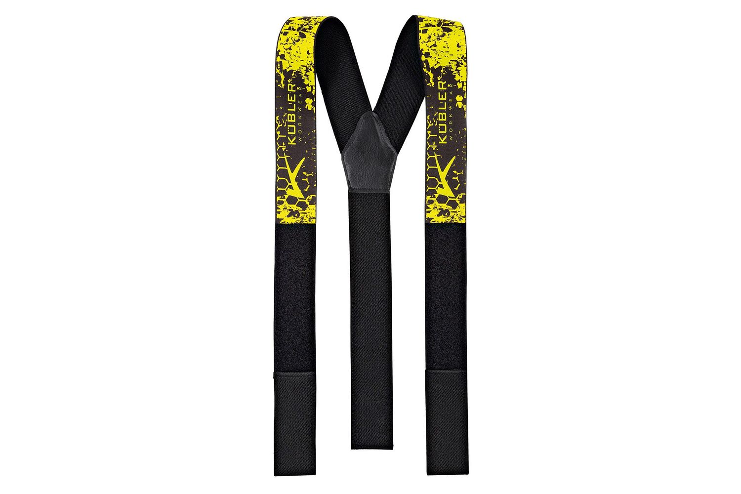 KÜBLER FOREST Hosenträger warngelb/schwarz S