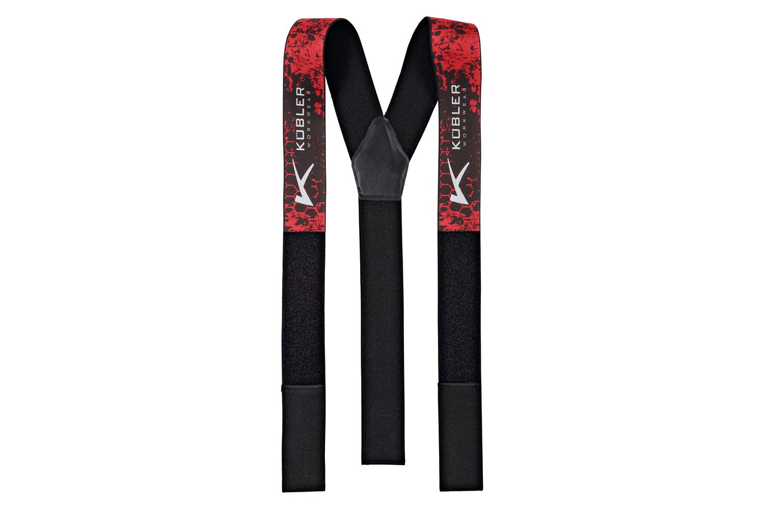 KÜBLER FOREST Hosenträger rot/schwarz M