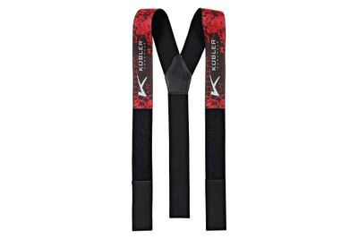 KÜBLER FOREST Hosenträger rot/schwarz S