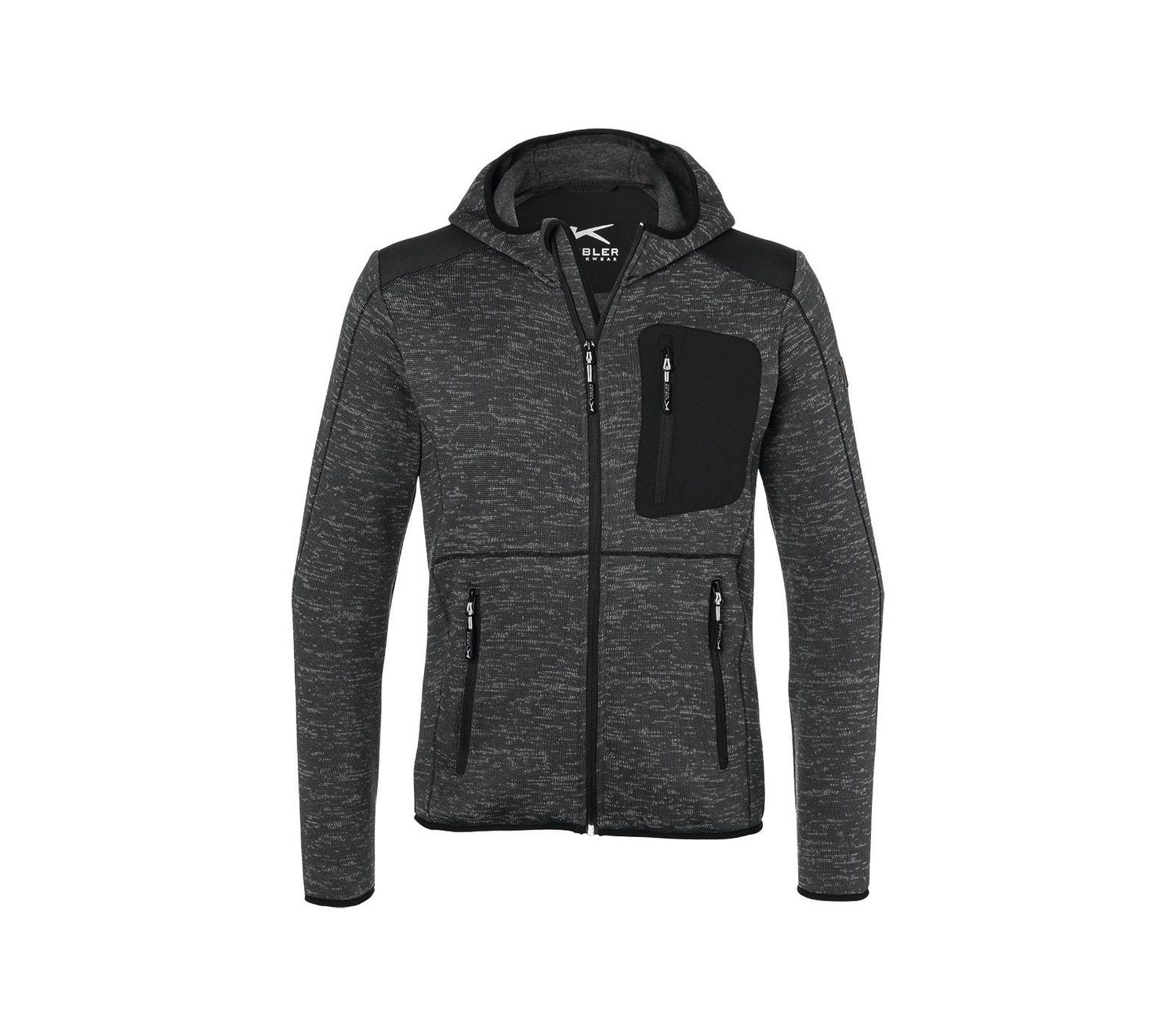 KÜBLER  anthrazit/schwarz 4XL