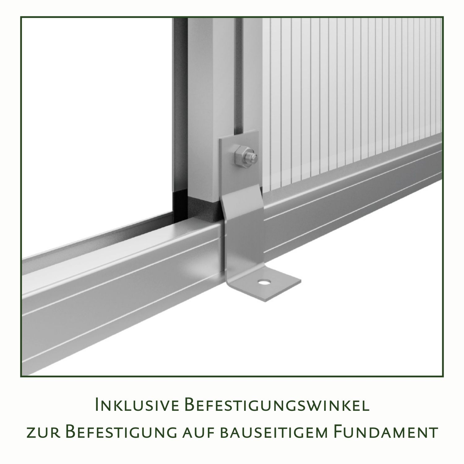 Gewächshaus Linea II - blank