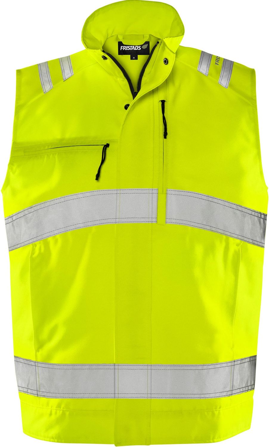 FRISTADS High Vis Green Weste Kl. 2 5067 GPLU Größe 2XL