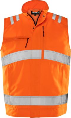 FRISTADS High Vis Green Weste Kl. 2 5067 GPLU Größe 2XL