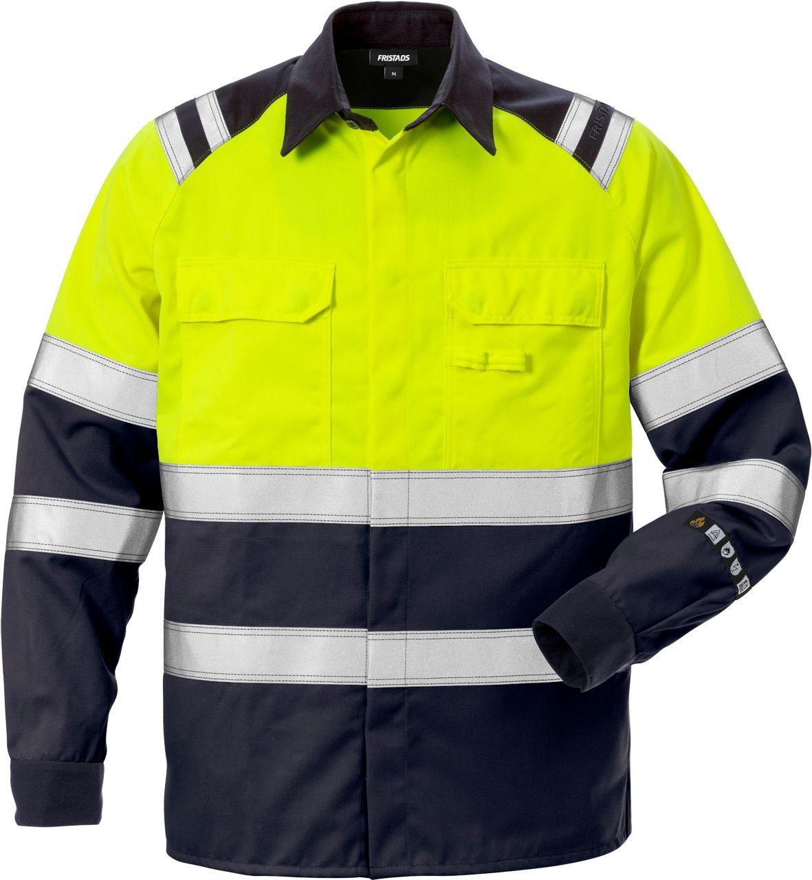 FRISTADS Flamestat High Vis Hemd Kl. 1 7051 ATS Größe XS