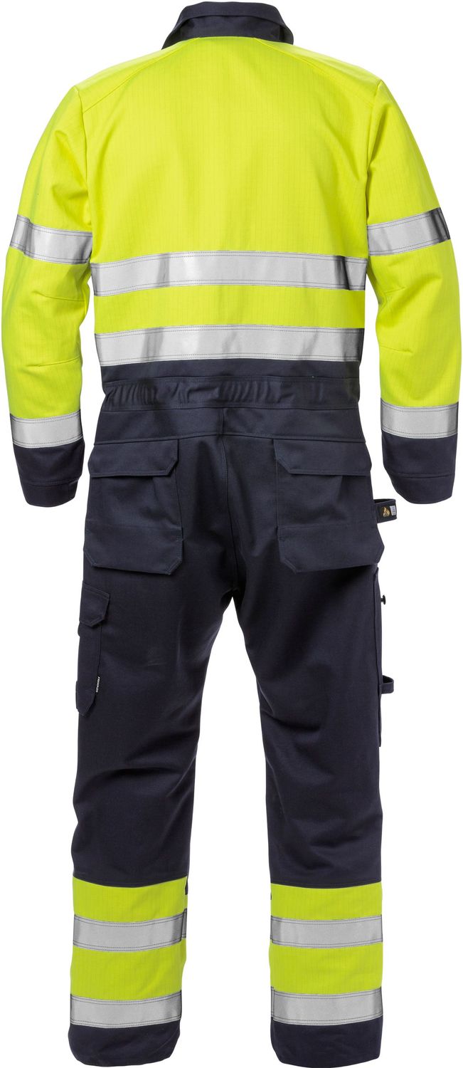 FRISTADS Flame High Vis Overall Kl. 3 8084 FLAM Größe 2XL